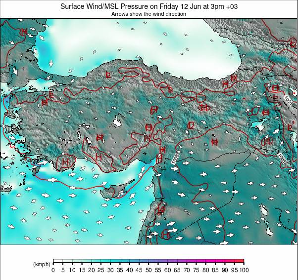 Turkey weather map - click to go back to main thumbnail page
