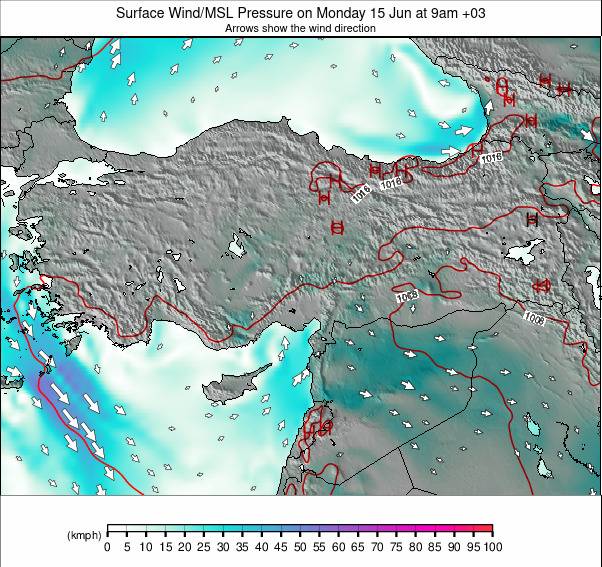 Turkey weather map - click to go back to main thumbnail page