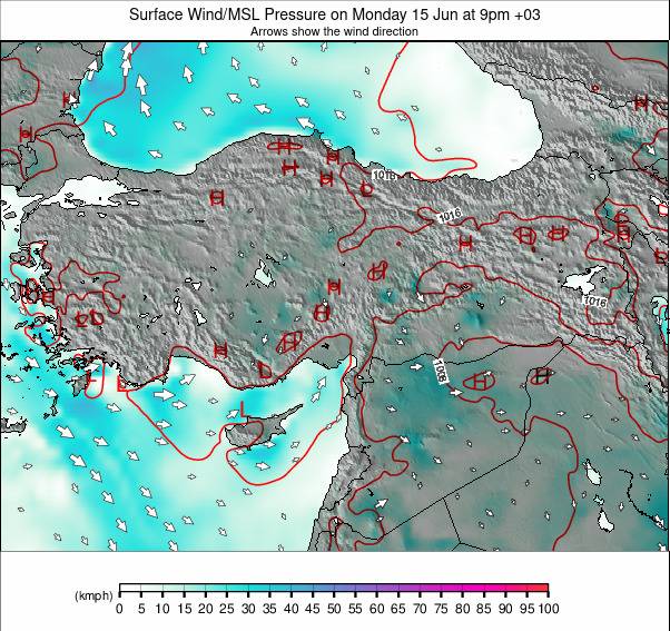Turkey weather map - click to go back to main thumbnail page