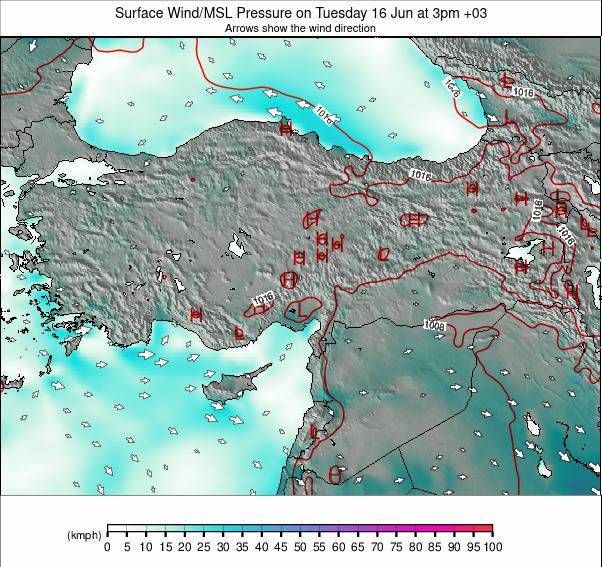 Turkey weather map - click to go back to main thumbnail page