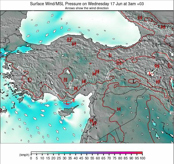 Turkey weather map - click to go back to main thumbnail page