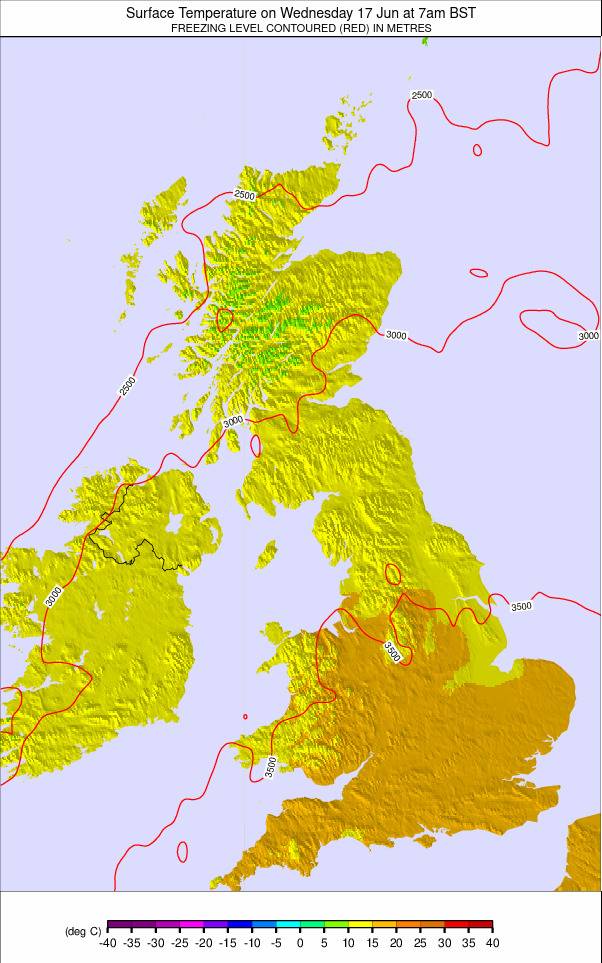 United Kingdom weather map - click to go back to main thumbnail page