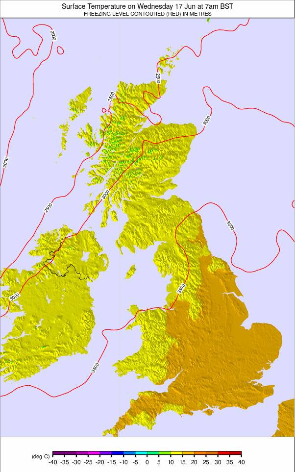 United Kingdom weather map - click to go back to main thumbnail page