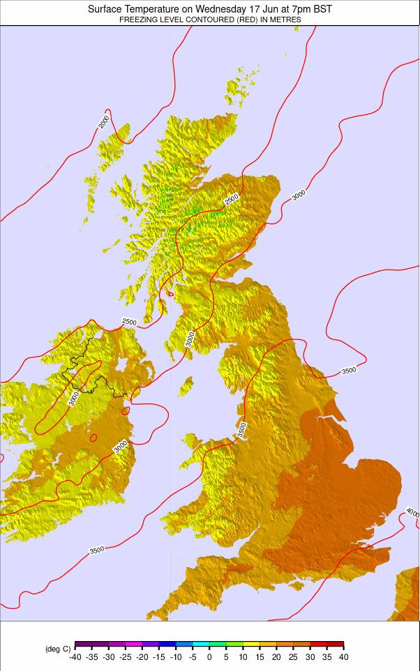 United Kingdom weather map - click to go back to main thumbnail page