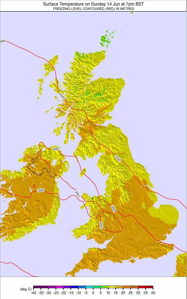 United Kingdom weather map - click to go back to main thumbnail page