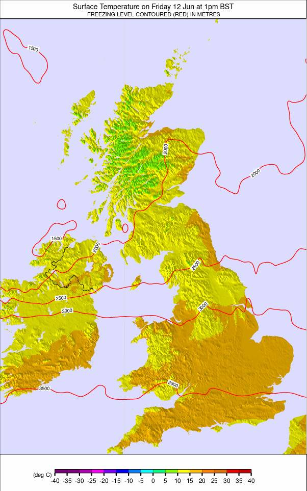 United Kingdom weather map - click to go back to main thumbnail page