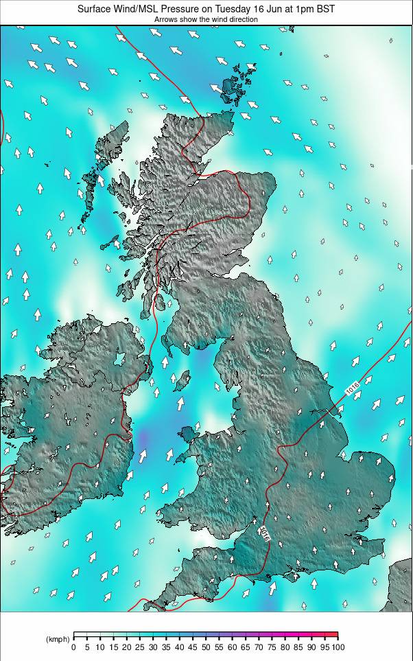 United Kingdom weather map - click to go back to main thumbnail page