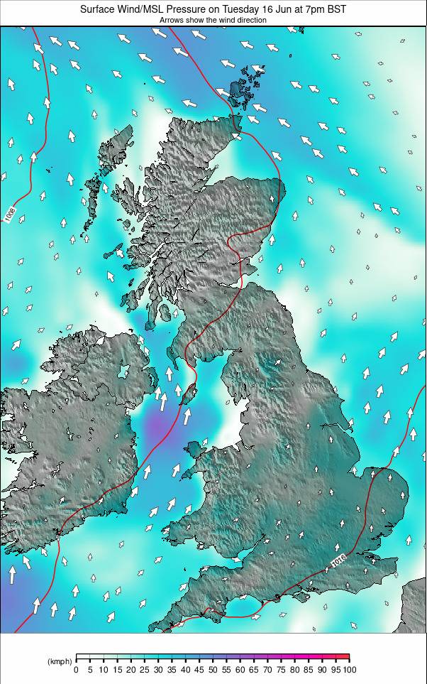 United Kingdom weather map - click to go back to main thumbnail page