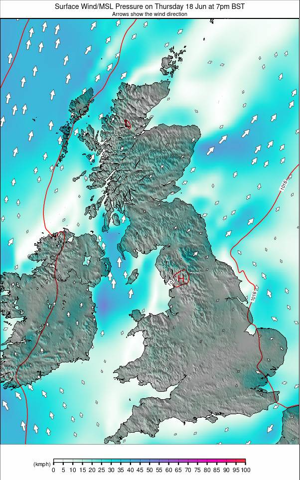 United Kingdom weather map - click to go back to main thumbnail page