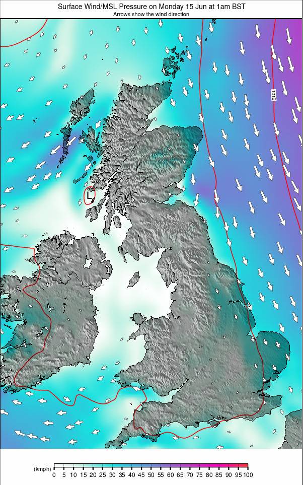 United Kingdom weather map - click to go back to main thumbnail page