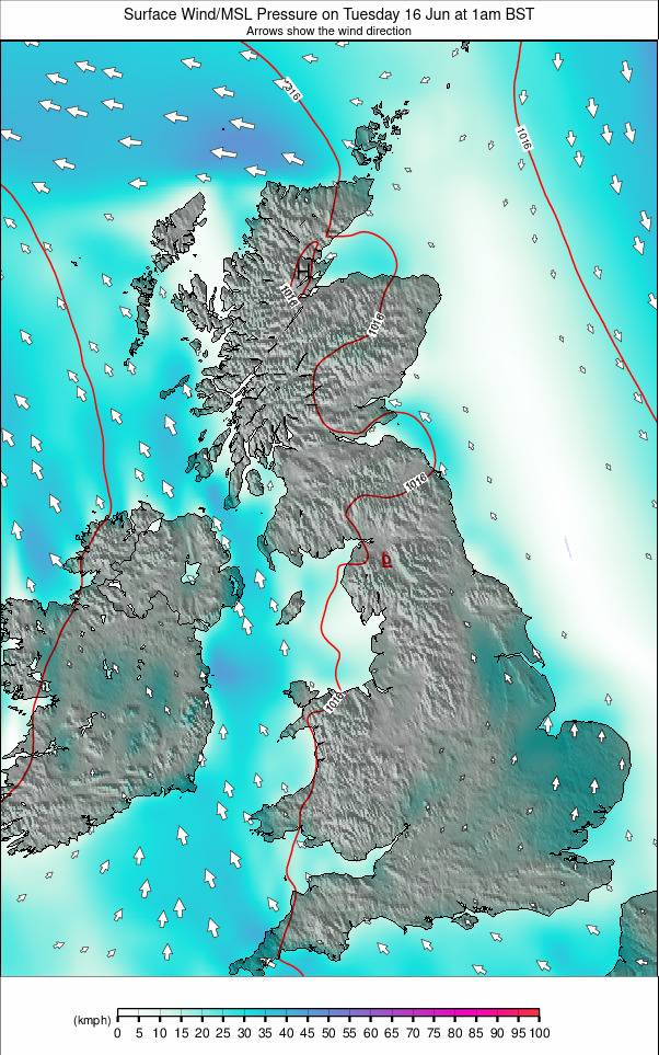 United Kingdom weather map - click to go back to main thumbnail page