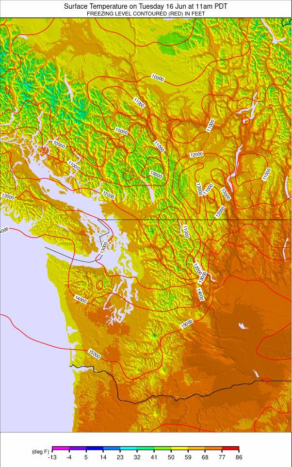 Washington / Vancouver weather map - click to go back to main thumbnail page