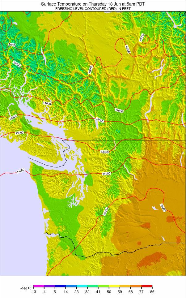 Washington / Vancouver weather map - click to go back to main thumbnail page