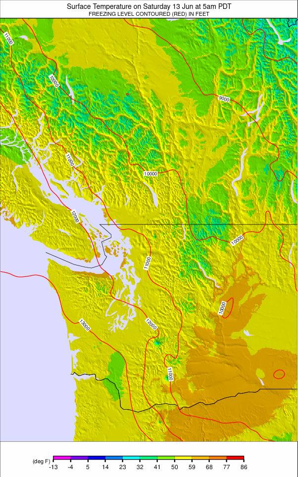 Washington / Vancouver weather map - click to go back to main thumbnail page