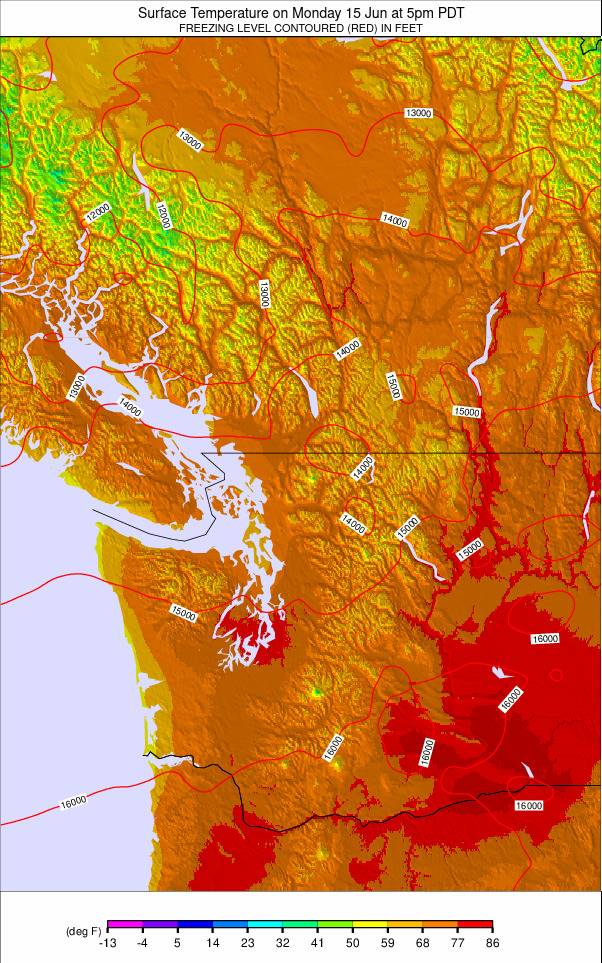 Washington / Vancouver weather map - click to go back to main thumbnail page