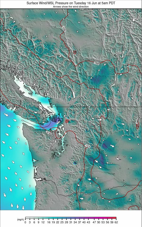Washington / Vancouver weather map - click to go back to main thumbnail page