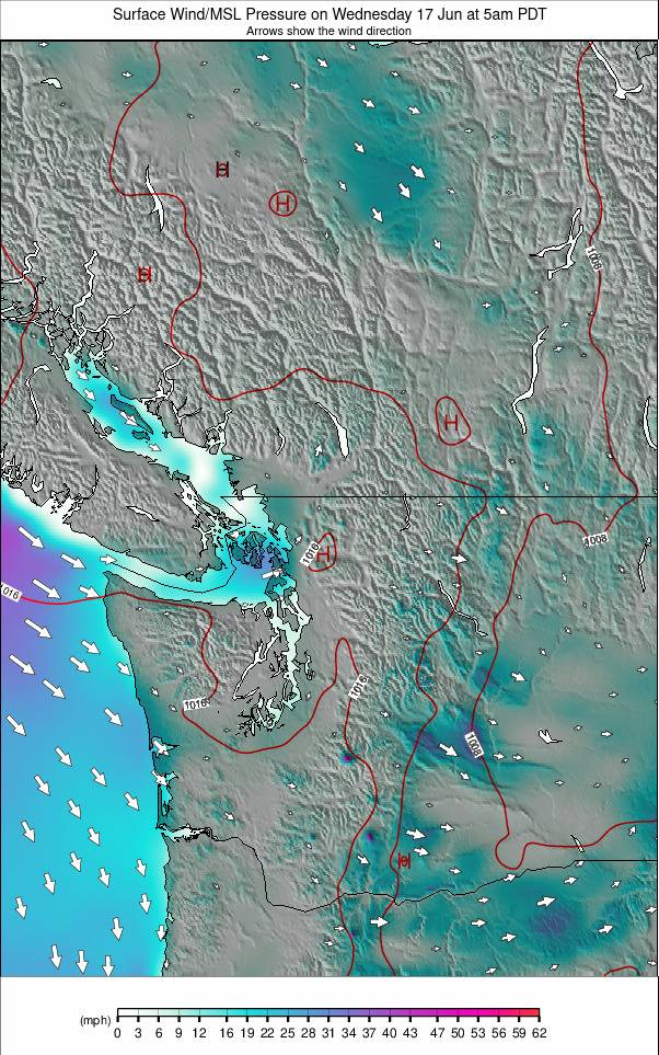 Washington / Vancouver weather map - click to go back to main thumbnail page