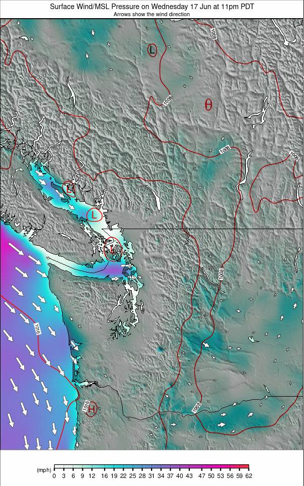 Washington / Vancouver weather map - click to go back to main thumbnail page