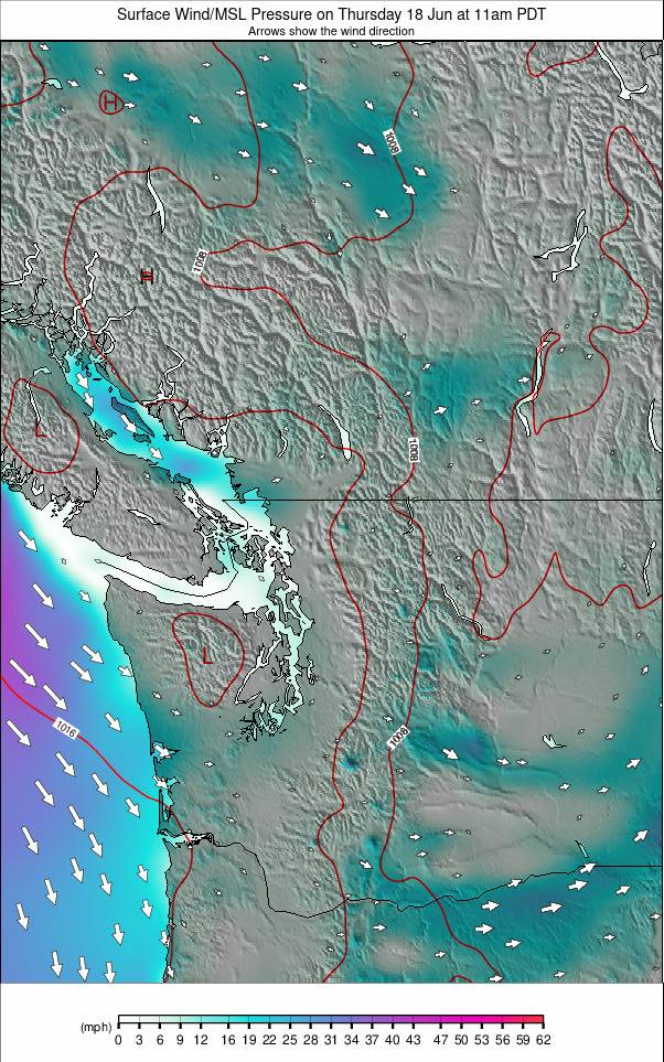 Washington / Vancouver weather map - click to go back to main thumbnail page