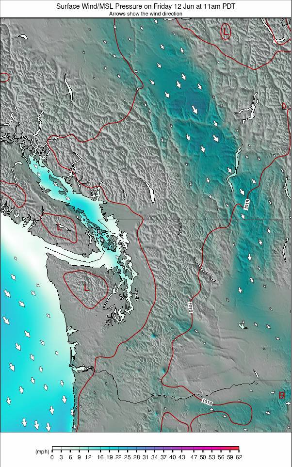 Washington / Vancouver weather map - click to go back to main thumbnail page