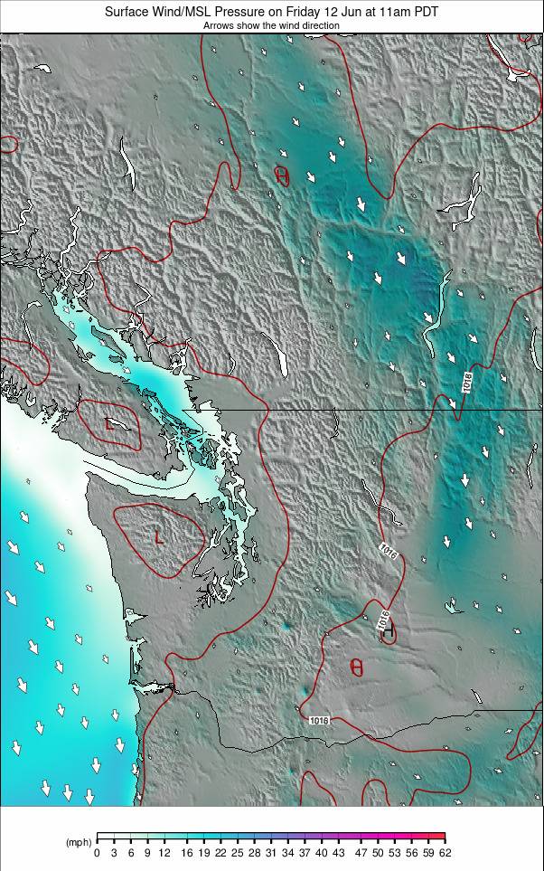 Washington / Vancouver weather map - click to go back to main thumbnail page