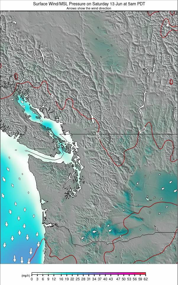 Washington / Vancouver weather map - click to go back to main thumbnail page