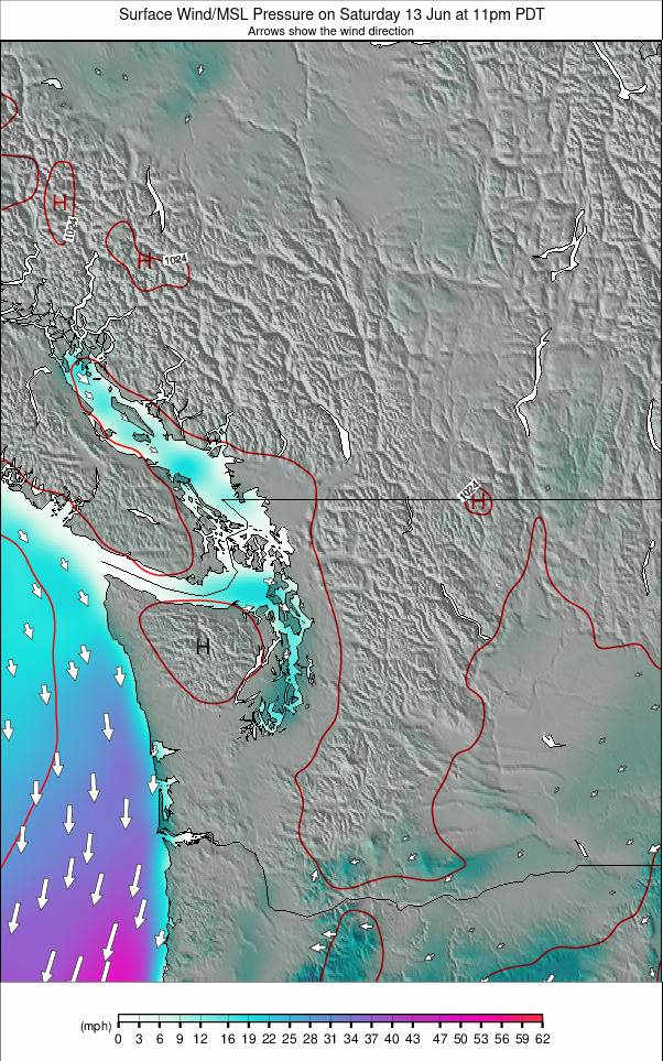 Washington / Vancouver weather map - click to go back to main thumbnail page