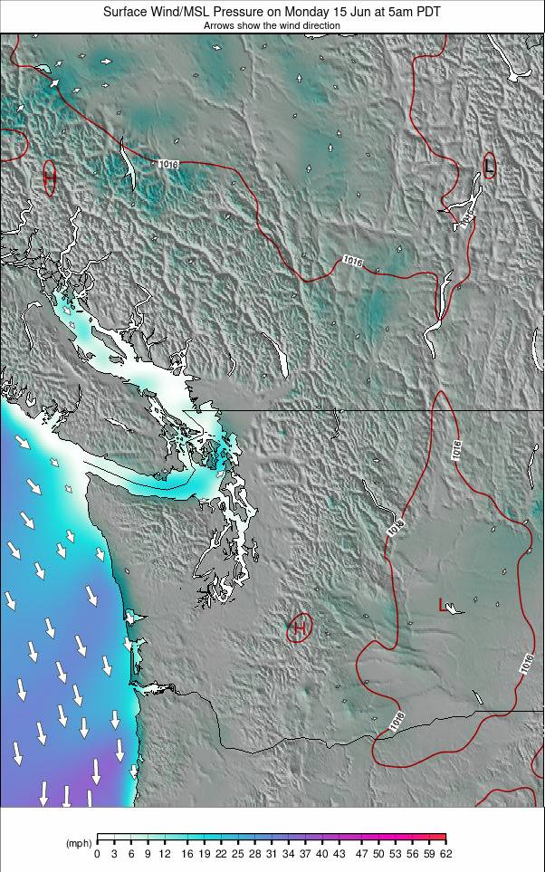 Washington / Vancouver weather map - click to go back to main thumbnail page