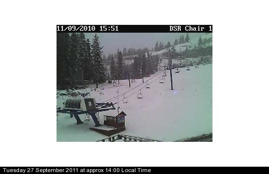 Donner Ski Ranch Resort Webcam at 2pm today