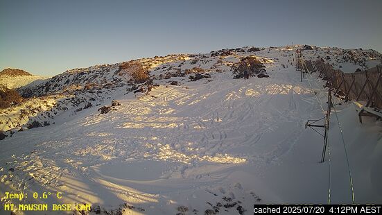 "Живая" трансляция из Mt Mawson, где доступна