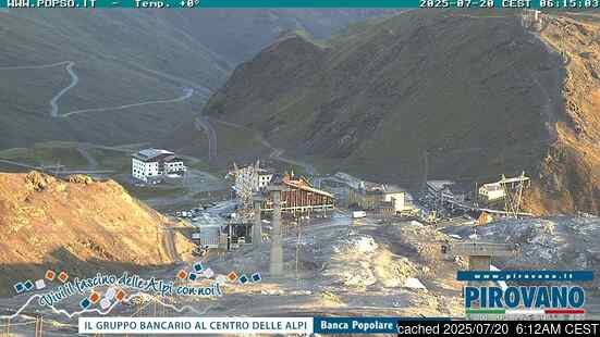 Živá webkamera pro středisko Passo Stelvio