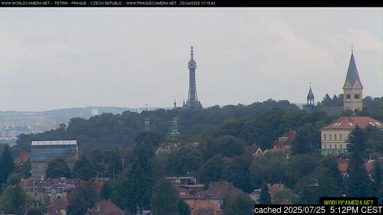Live Snow webcam for Praha - Petřín
