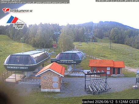 Live Snow webcam for Romme Alpin